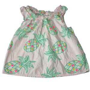 COPY - Gymboree island cruise pink neon pineapple top shirt size 5